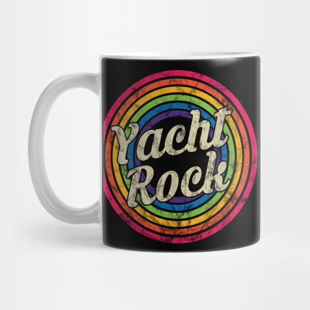 Yacht Rock - Retro Rainbow Faded-Style by MaydenArt